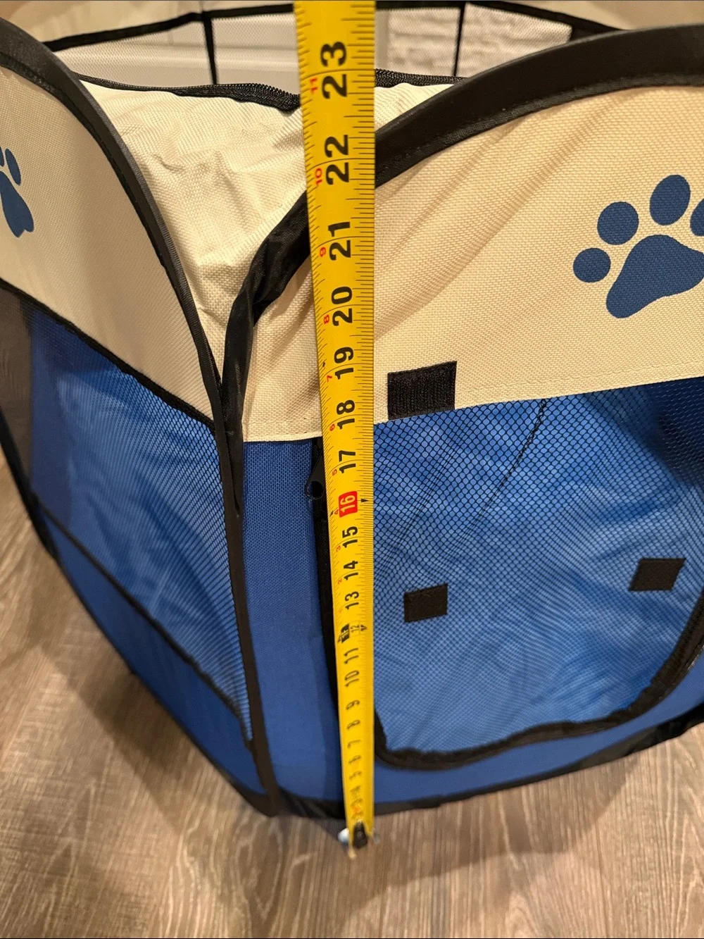 Portable Pet Playpen With Carrying Case